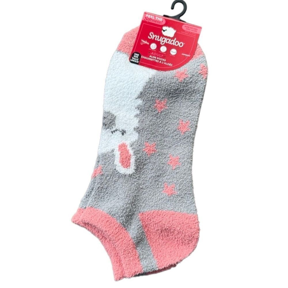 Snugadoo Aloe Infused Socks Llama NWT